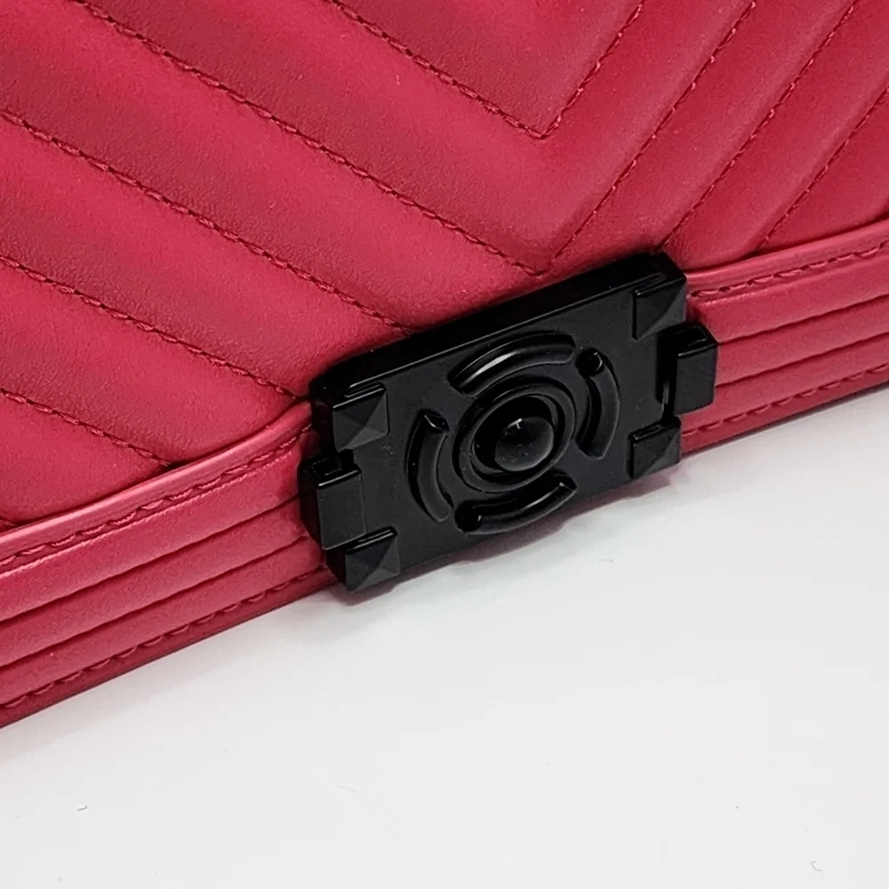 Fuschia Quilted Handbag